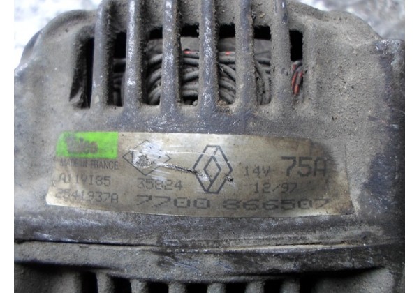 генератор Renault Scenic,Megane,1.4,1.6, A11V135, 2541937A, 7700866507, 75A